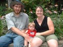 Greg, Adrianna, and Amber in Eureka Springs