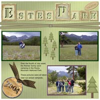 Estes Park Camping Trip