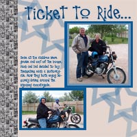 Mom and Dad and their motorcycles - 2004